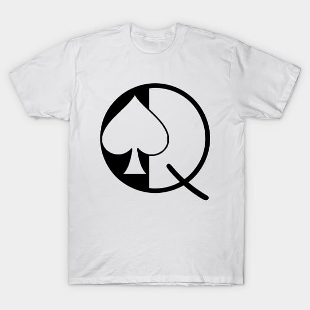 Spade in a Queue T-Shirt by Cards By Harris